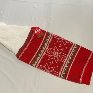 Pet Apparel NWT Christmas Winter Holiday Dog Sweater Size XL